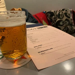 Een IPA en de menukaart