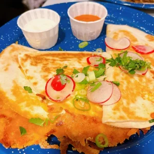 Heerlijke quesedilla's met een sausje