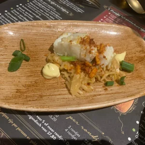 Kablejauw met garnering